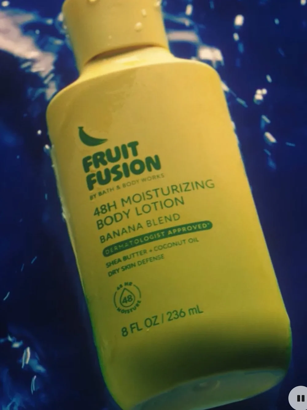 Bath & Body Works 5Piece Fruit Fusion Banana Blend Body Set- Yellow